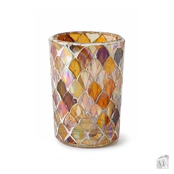 Det Gamle Apotek Candleholder svícen oranžový 8 cm