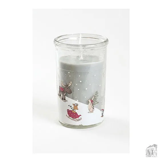 Det Gamle Apotek Candle in Glass svíčka ve skle bílá