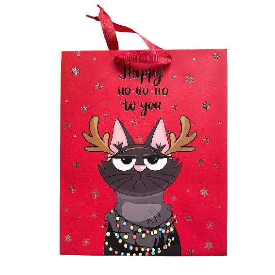 Det Gamle Apotek Giftbag dárková taška červená 32 cm papírová