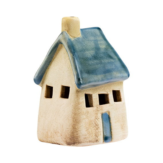 Det Gamle Apotek House kameninový domeček modrý 11 cm