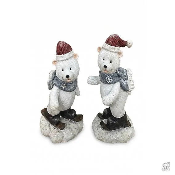 Det Gamle Apotek Polar Bear figurka 13 cm polyresin