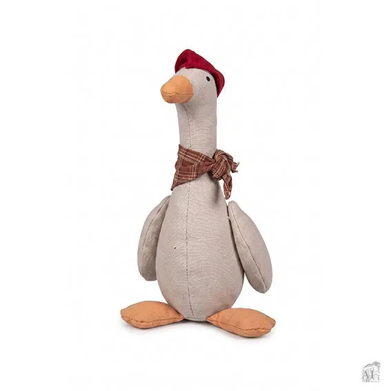 Det Gamle Apotek Goose figurka husa béžová 15 cm