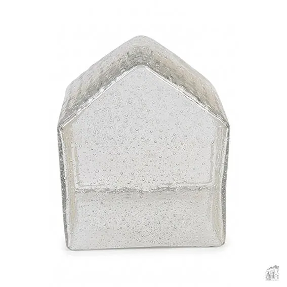 Det Gamle Apotek House skleněný domeček 16 cm čirý