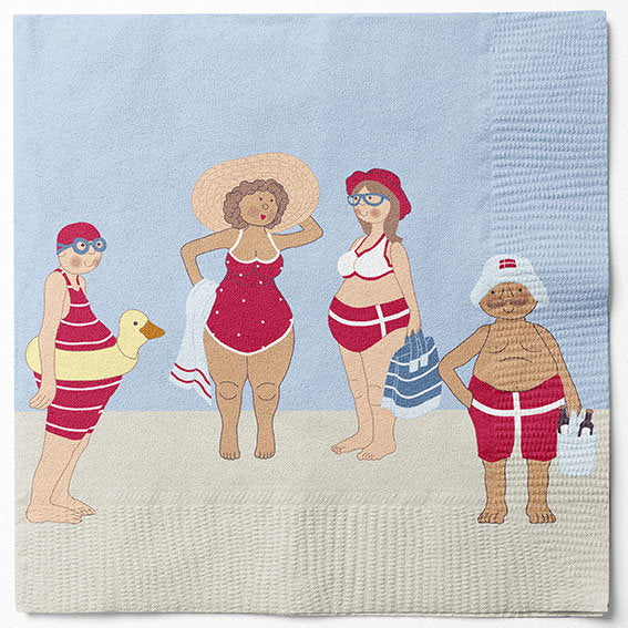 Det Gamle Apotek Napkins papírové ubrousky 33 cm 20 ks