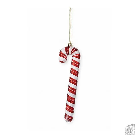 Det Gamle Apotek Candy Cane plastová ozdoba 28 cm červená
