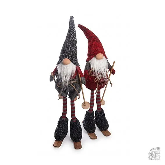 Det Gamle Apotek Gnome skřítek na lyžích 48 cm