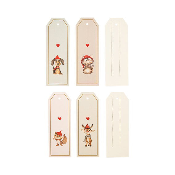 Det Gamle Apotek Gifttags papírové jmenovky 10 cm 12 ks