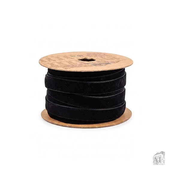 Det Gamle Apotek Ribbon in fabric stuha černá 10 m