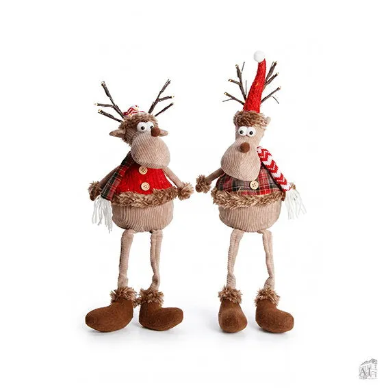 Det Gamle Apotek Reindeer sob hnědý 51 cm