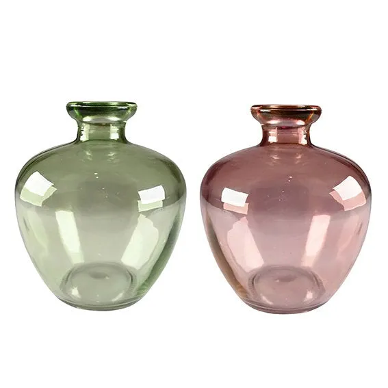 Det Gamle Apotek Vase váza zelená sklo 15 cm