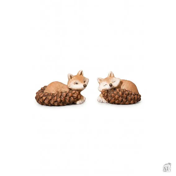 Det Gamle Apotek Fox keramická figurka liška 7 cm