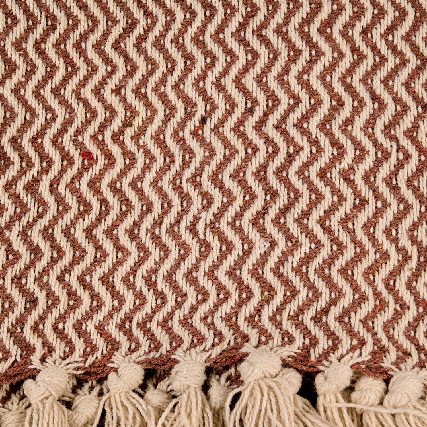 Det Gamle Apotek Blanket deka 130x180 bavlněná rezavá