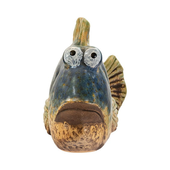 Det Gamle Apotek Fish keramická ryba modrá 18 cm
