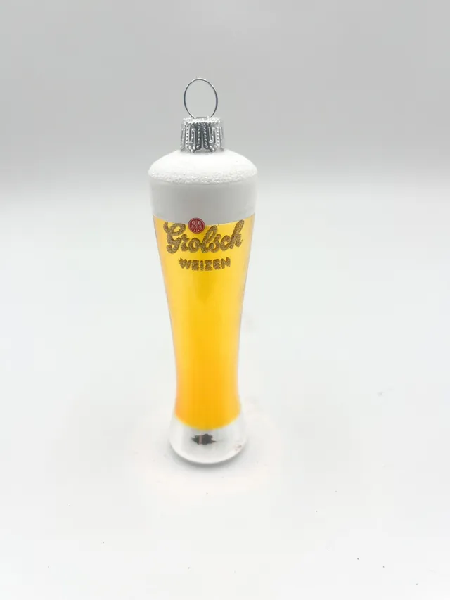 Vitbis Půllitr skleněná vánoční baňka 13 cm, 1 ks