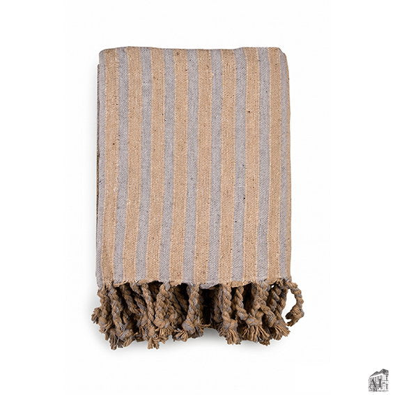 Det Gamle Apotek Blanket bavlněná deka šedá 130x180 cm