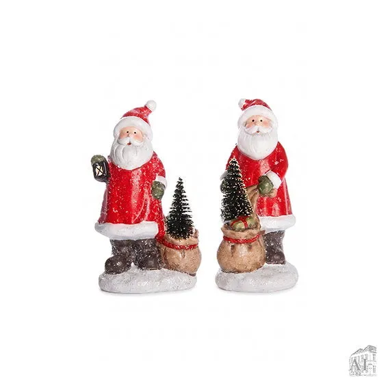 Det Gamle Apotek Santa Claus figurka červená 15 cm polyresin