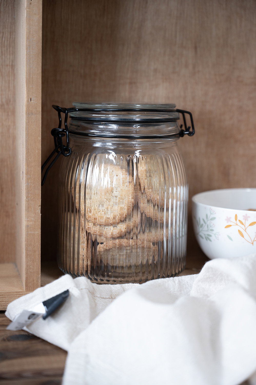 Det Gamle Apotek Glass jar skleněná dóza 15 cm transparentní