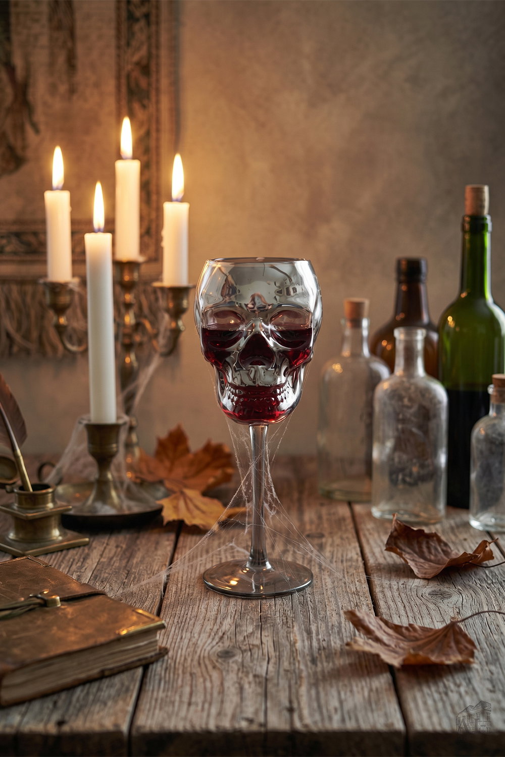 Det Gamle Apotek Wine glass sklenice šedá 430 ml