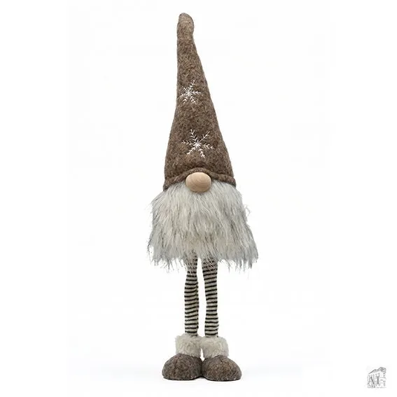 Det Gamle Apotek Gnome textilní skřítek hnědý 63 cm