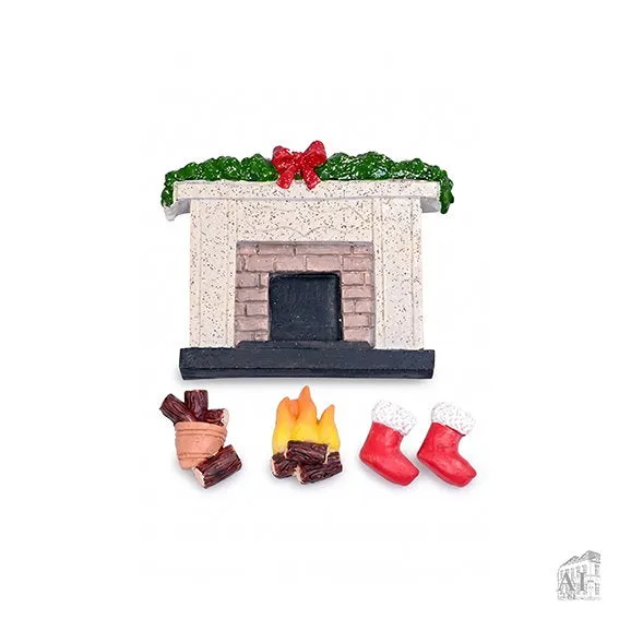 Det Gamle Apotek Fireplace miniatura krbu 6 cm