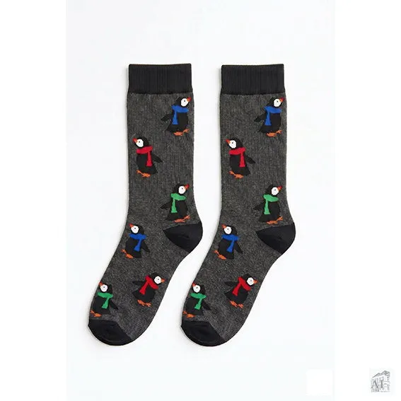 Det Gamle Apotek Socks ponožky šedé bavlněné