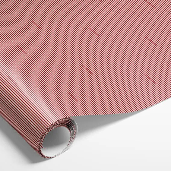 Det Gamle Apotek Giftpaper balicí papír červený 5 m