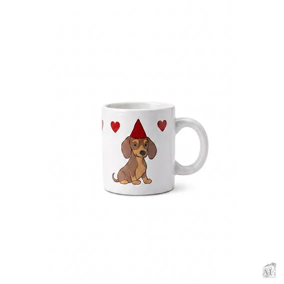 Det Gamle Apotek Mug hrnek bílý keramika 7 cm