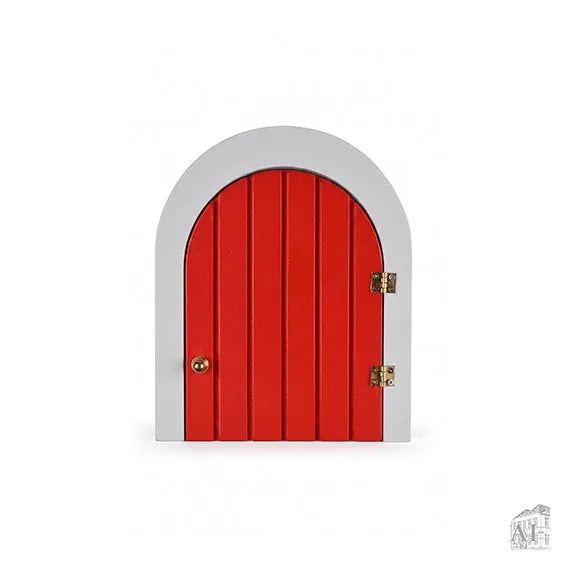 Det Gamle Apotek Opening Gnome door dvířka červená 12 cm