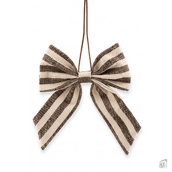 Det Gamle Apotek Bow mašle béžová 25 cm