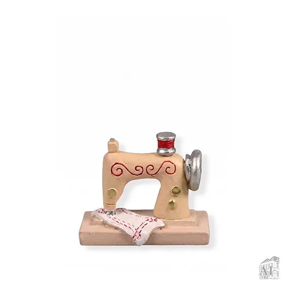 Det Gamle Apotek Sewing machine mini stroj béžový 2 cm
