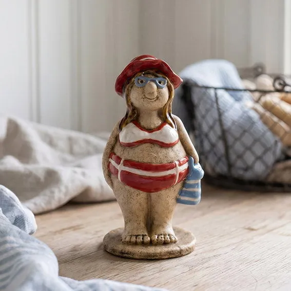 Det Gamle Apotek Figures keramická figurka 12 cm červená