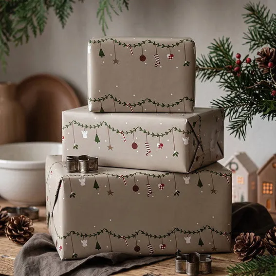 Det Gamle Apotek Giftpaper balicí papír 10 m zelený 70 cm