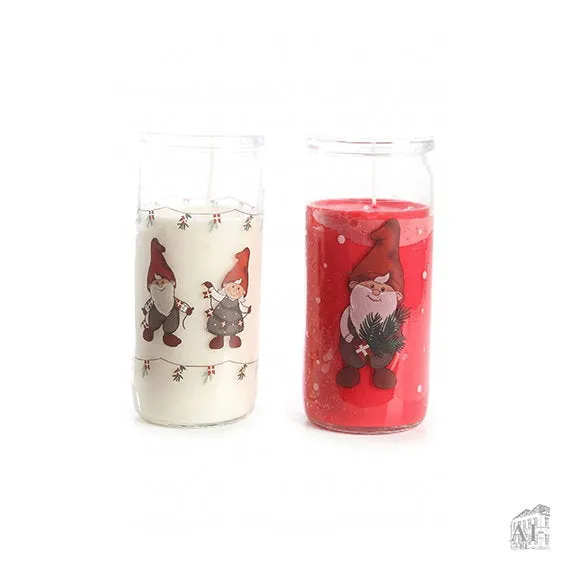 Det Gamle Apotek Candle in glass svíčka 14 cm mix