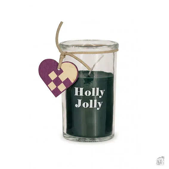 Det Gamle Apotek svíčka ve skle modrá 10 cm 24 h