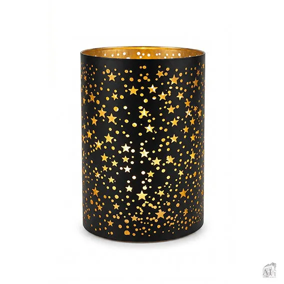 Det Gamle Apotek Lantern lucerna 12 cm černá sklo
