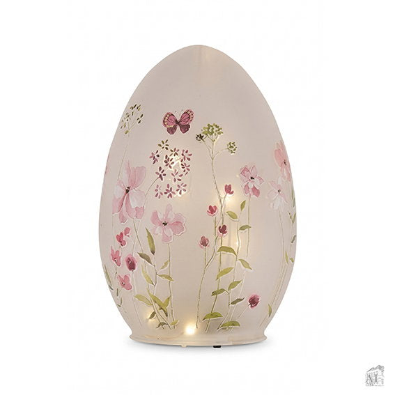 Det Gamle Apotek LED skleněná lampa bílá 16 cm