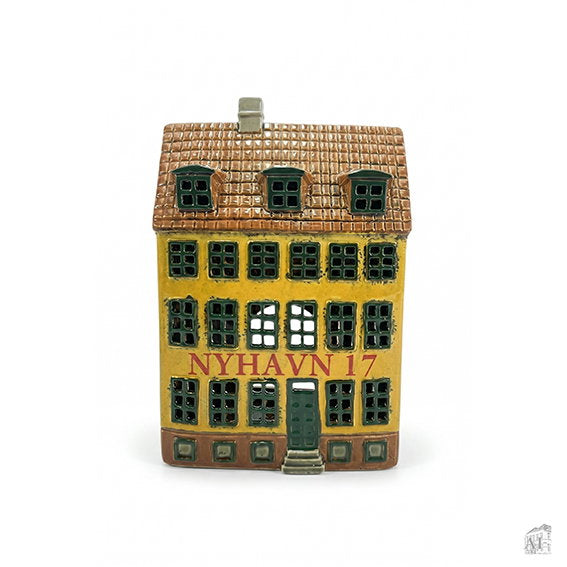 Det Gamle Apotek Nyhavn 17 svícen domeček keramický 25 cm
