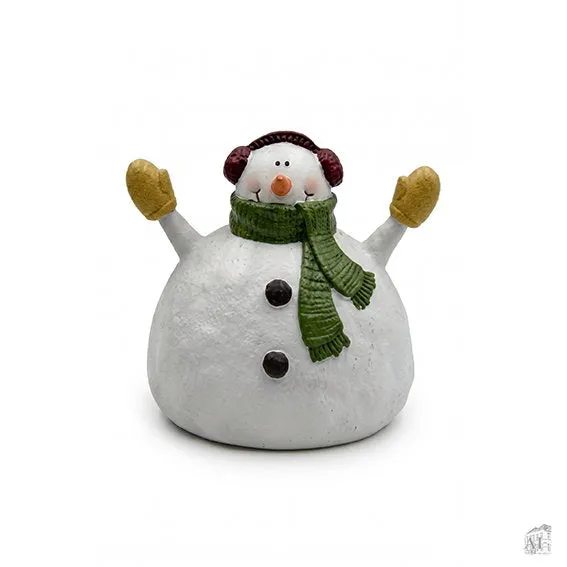 Det Gamle Apotek Snowman figurka sněhulák 10 cm bílá