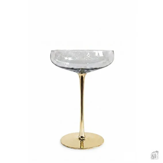 Det Gamle Apotek Cocktail glass koktejlová sklenice šedá 270 ml