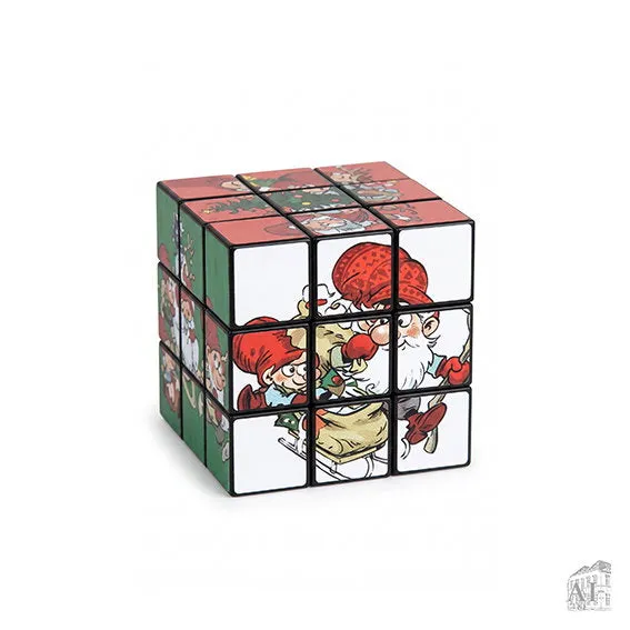 Det Gamle Apotek Christmas Rubiks cube hra plast 5 cm