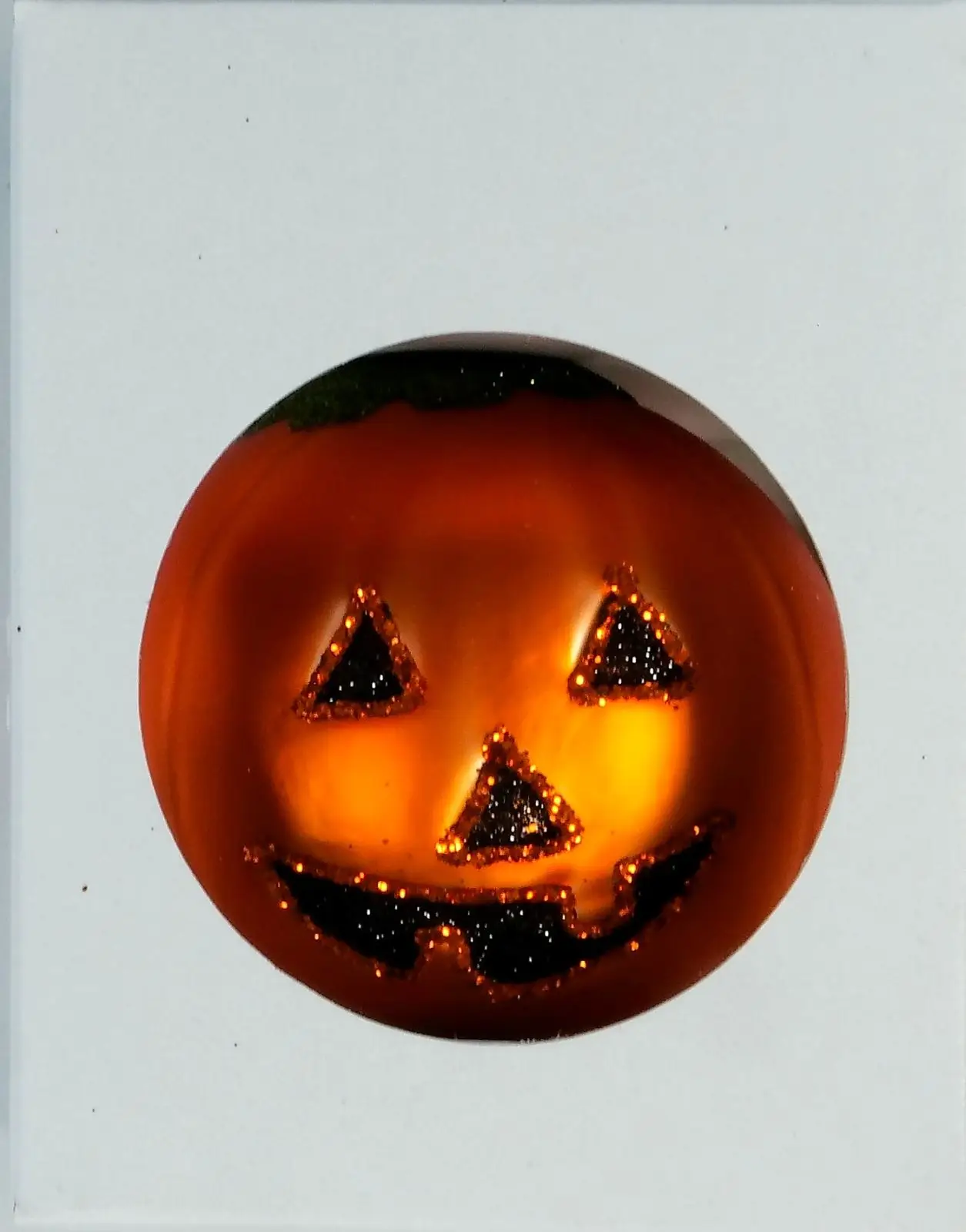 Vánoční ozdoby Halloween ozdoba pomerančová matná