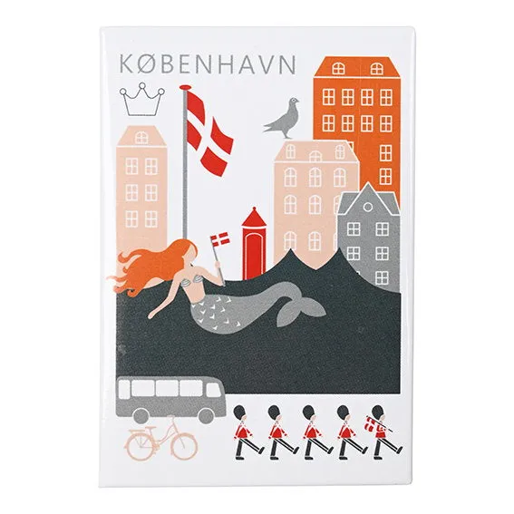 Det Gamle Apotek Magnet København magnet 8 cm plechový