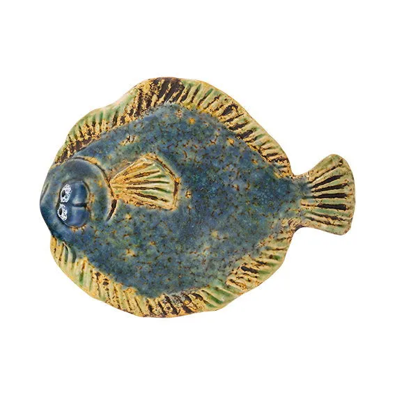 Det Gamle Apotek Fish dekorativní ryba 15 cm modrá