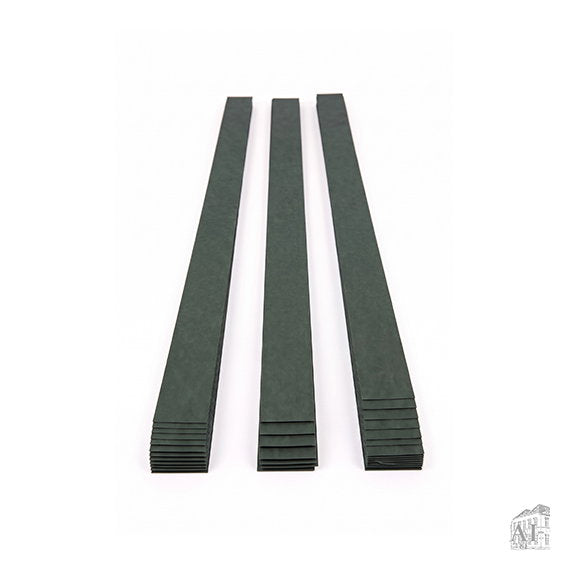 Det Gamle Apotek Star stripes papírové pásky 45 cm modrozelené