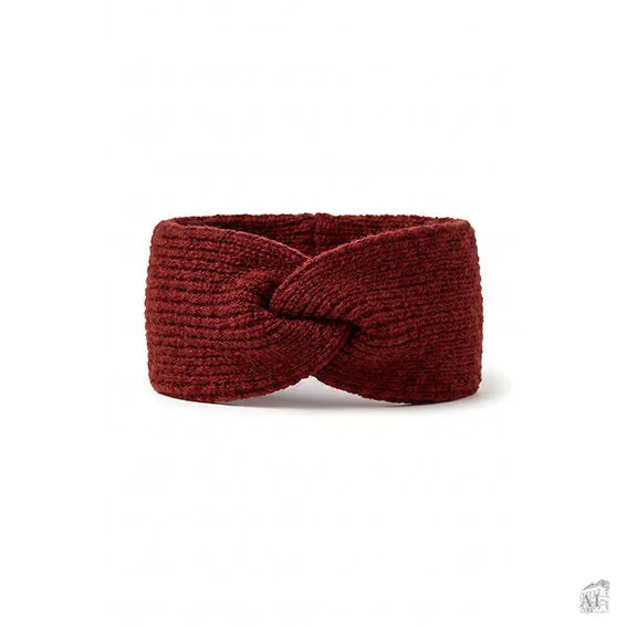 Det Gamle Apotek Headband dámská čelenka bordo akryl