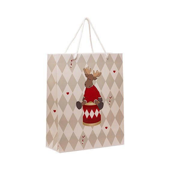 Det Gamle Apotek Giftbag dárková taška 32 cm šedá