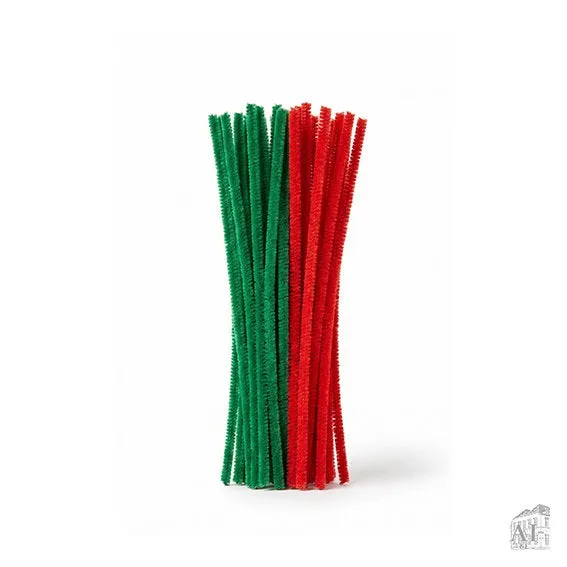 Det Gamle Apotek Pipe cleaner chlupaté drátky 30 cm 30 ks mix