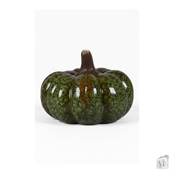 Det Gamle Apotek Pumpkin keramická dýně 6 cm zelená