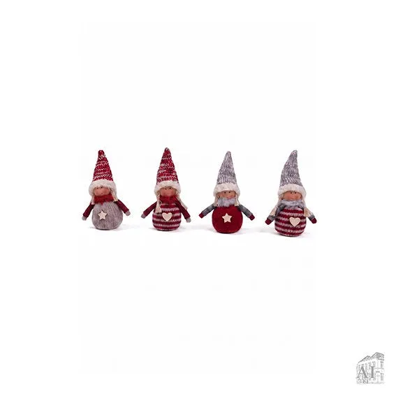 Det Gamle Apotek Doll panenka 13 cm skřítek barevný