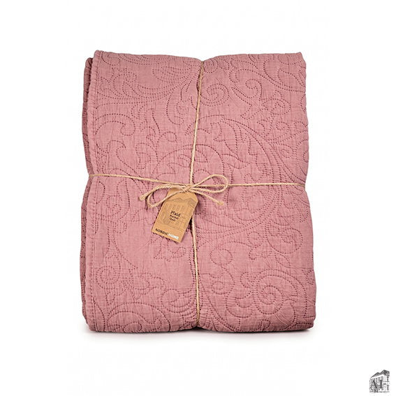 Det Gamle Apotek Quilted Blanket deka růžová 130 cm